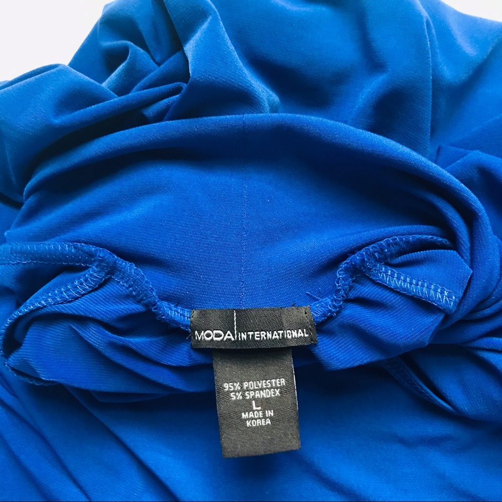 Moda International Blue Top - Picture 3 of 5